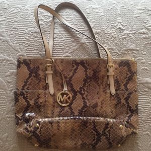Michael Kors snakeskin Tote Bag